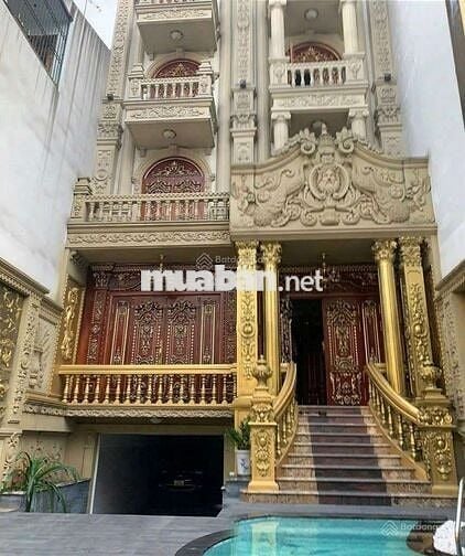 Biệt thự 2 mặt tiền 180m2 Lê Đức Thọ 5 tầng+hầm thang máy NT cao cấp