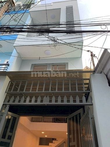 BÁN NHÀ HẺM THÔNG LÊ QUANG ĐỊNH Cách MT VÀI BƯỚC 3TẦNG 54M2 GIÁ 7.3 TỶ