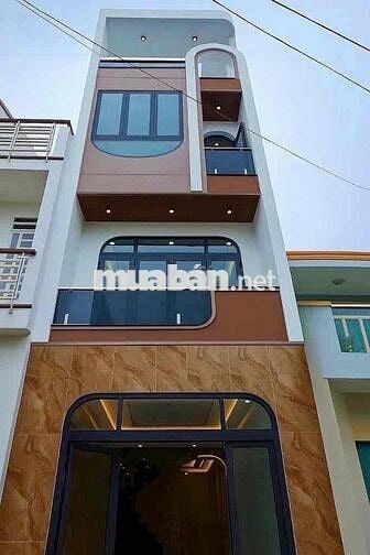 Nhà Đẹp 4 Tầng — Gần Luỹ Bán Bích Hoà Bình HL2 4x14 Hướng Nam