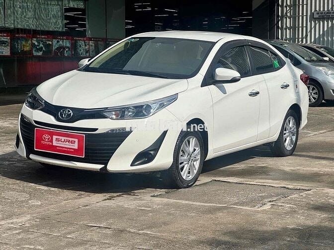 Toyota Vios G màu trắng 2020 xe gia đình zin chất