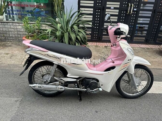 Xe số SYM Angela 2015 Trắng Hồng Mới 95% (ít dùng)