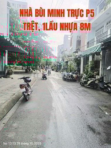 Cần bán gấp nhà 1trệt, 1 lầu, Hẻm ra Bùi Minh Trực P5, Q8. N3,5m xD12m