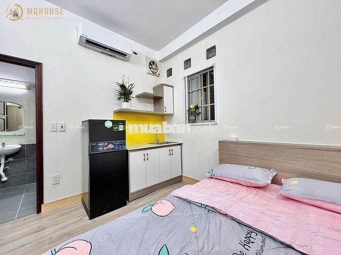 Khu Sân Bay- Căn hộ Studio- full Nội Thất - Cửa sổ Thoáng- Trường sơn.