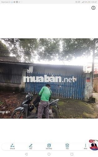 BÁN LÔ ĐẤT CÓ NHÀ CẤP 4 10X17 HẺN XE TẢI SÁT MẶT TIỀN CÂY DA TIỆN XÂY