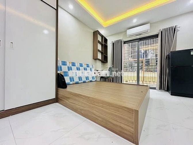 Phòng Gần Q1, Sân bay Full NT có Máy giặt riêng 40m2 Thích Quảng Đức