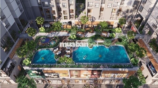 Cho thuê chính chủ căn hộ chung cư tại HT Pearl Dĩ An, 2 phòng ngủ 2wc