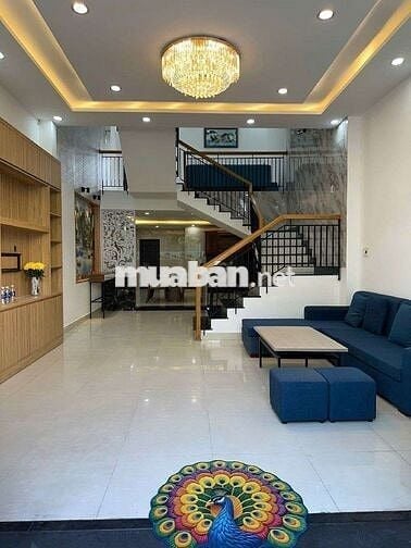 Bán nhà 3 tầng mới hiện đại mặt tiền khu dân trí hòa minh giá 7ty