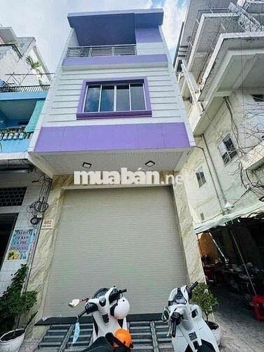 Nhà 3 tầng mặt tiền Minh Phụng(4,1m x 12m) q11 tiện kinh doanh