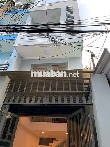 BÁN NHÀ HẺM THÔNG LÊ QUANG ĐỊNH Cách MT VÀI BƯỚC 3TẦNG 54M2 GIÁ 7.3 TỶ