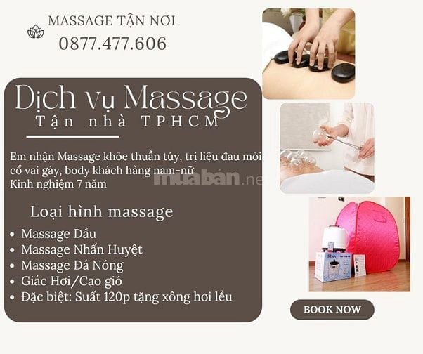 MASSAGE KHỎE THUẦN TÚY TẬN NHÀ TPHCM - KHÔNG NHẬN NHẠY CẢM