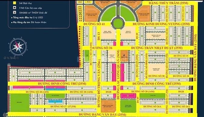 Vị trí hiếm khó tìm , đất biệt thự góc 2 mặt tiền phù hợp kinh doanh