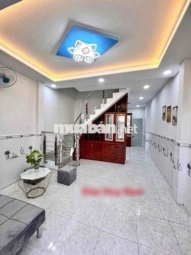 Nhà đẹp 4*11m 3PN hẻm 5m ô tô sau Chợ Nữ Dân Công Vĩnh Lộc A