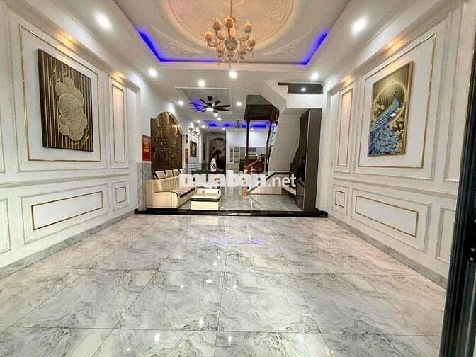 nhà 2 lầu trệt An Phú 100m2 có nội thất,đường 7m đậu ô tô