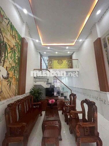 Nhà đẹp 4*17m 3PN hẻm 8m thông Buôn Bán 1/ ngắn Liên Ấp 2-6 Vĩnh Lộc A