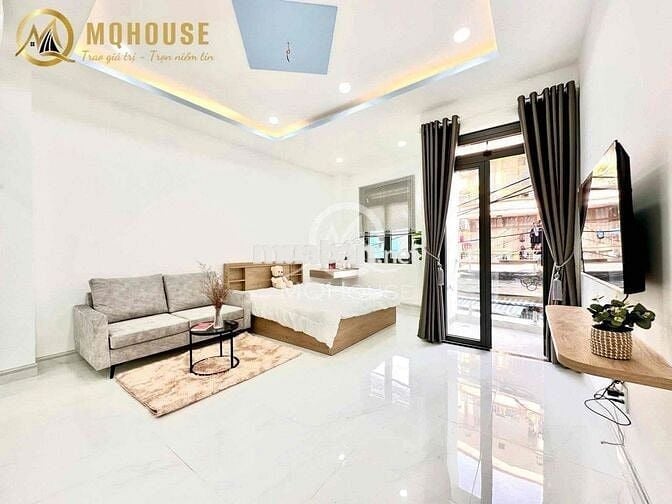 🔥CĂN HỘ BAN CÔNG SIÊU THOÁNG, MÁY GIẶT RIÊNG - NGAY CV LÊ THỊ RIÊNG