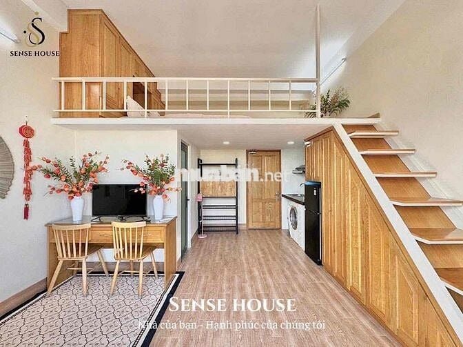 CĂN HỘ CÓ GÁC BAN CÔNG THOÁNG ÁNH SÁNG ĐẸP GẦN QUẬN 1 Ở NƠ TRANG LONG