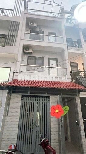 NHÀ 4 TẦNG TÔ NGỌC VÂN -P THẠNH XUÂN -Q12-HẺM6M-dt64m2(4×16m2)