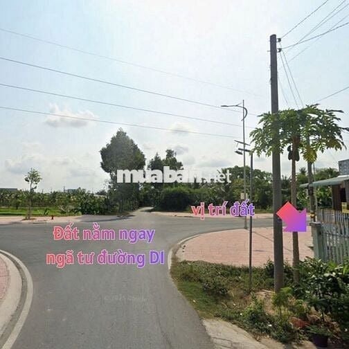 ĐẤT NỀN CÓ THỔ TẠI NGÃ TƯ D1, LONG HỒ, VĨNH LONG giá chỉ 8 triệu/m²
