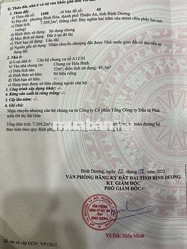 Bán căn hộ 2PN Hòa Bình - Thuận An - HỒ CHÍ MINH - GẦN AEON BÌNH DƯƠNG