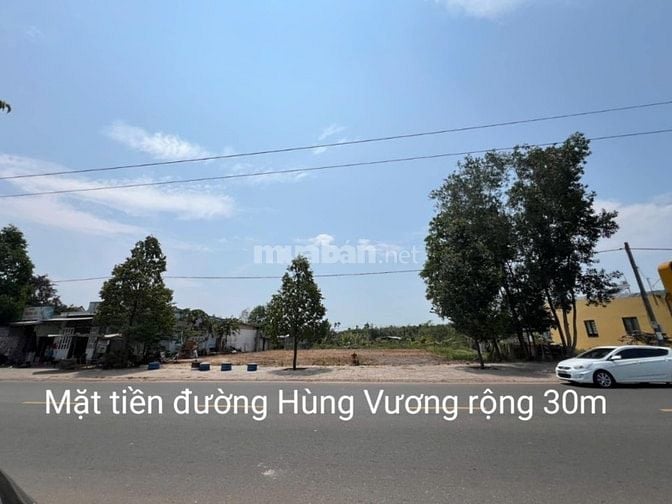 Đất sổ hồng mặt tiền đường Hùng Vương TT Phước Bửu Xuyên mộc Bà RịTT P