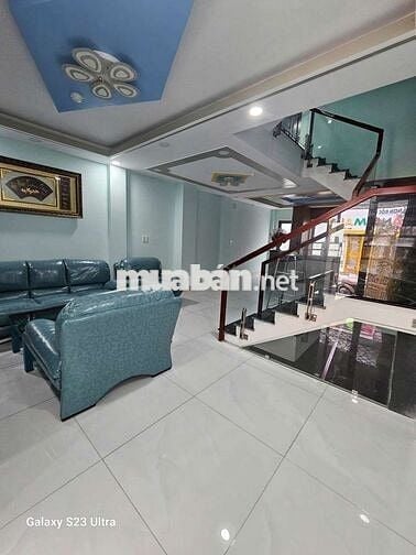 Nhà Mới 5x20 1hầm xe hơi. 3lầu Sân Thượng 5pn 5wc