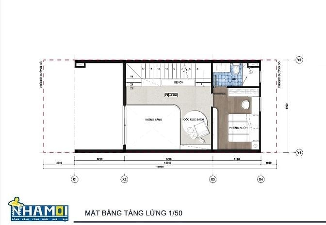 Bán gấp nhà đang xây 1 trệt 1 lửng 2 lầu với 5 phòng ngủ và tolet