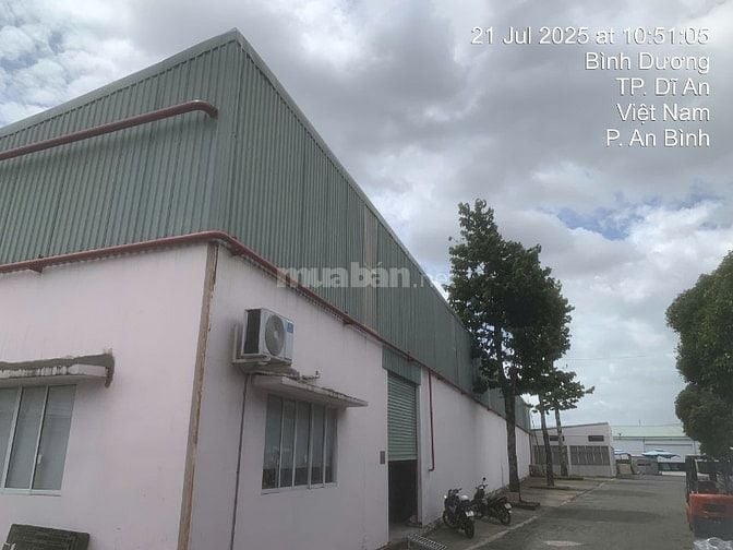 🔥 CHO THUÊ KHO 400M² TẠI DĨ AN, BÌNH DƯƠNG 🔥