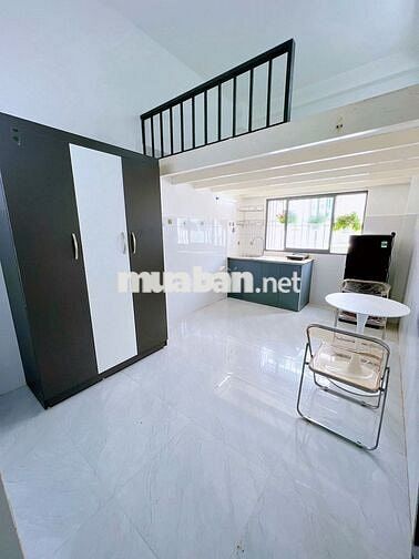 KHAI TRƯƠNG PHÒNG CÓ GÁC 45m2 CỬA SỔ THOÁNG SÁNG Ở PHÚ NHUẬN GẦN Q3,Q1