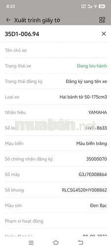 mình có xe nvx 155 đời 2018, xe cá nhân như hình