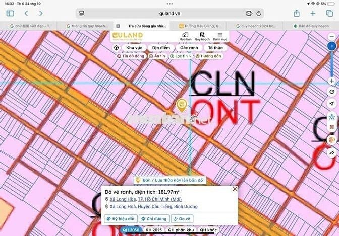 Chính Chủ: Bán lô đất 100m2 thổ cư, 82m2 CLN, Có sổ riêng, QH đất ở