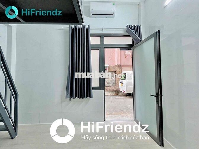 Duplex gác cao mặt tiền hẻm, có thể kinh doanh gần CV Lê Thị Riêng