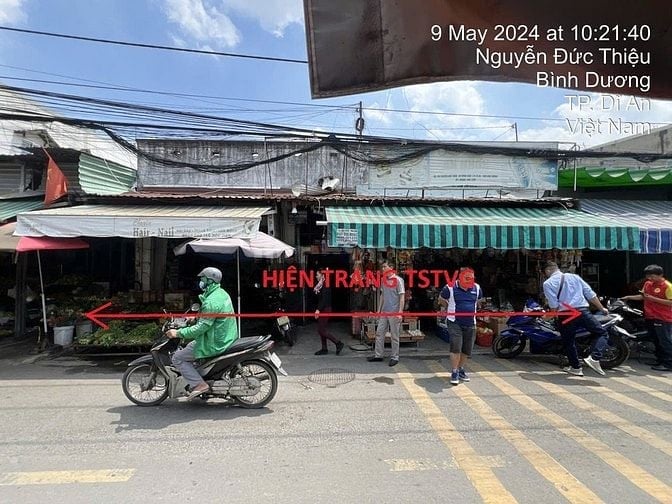 BÁN ĐẤT TẶNG NGAY 40 PHÒNG TRỌ  MT NGUYỄN ĐỨC THIEU, NGAY CHỢ DĨ AN