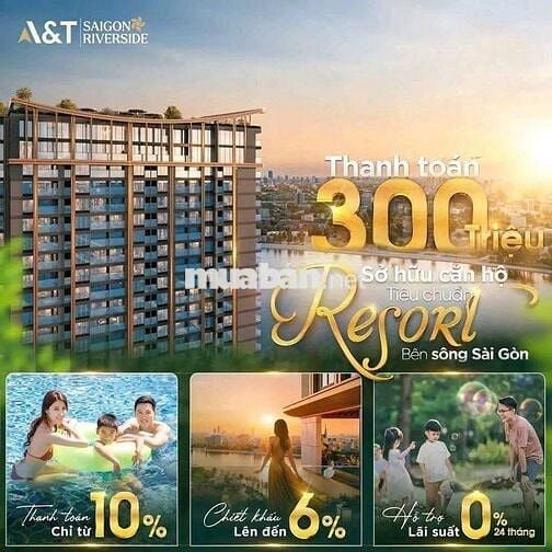 Căn hộ bên sông Sài Gòn A&T Sài Gòn Riverside