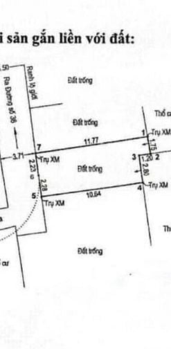 BÁN 51M GIÁ 3.7 TỶ ĐƯỜNG SỐ 36 GẦN NGUYỄN THỊ ĐỊNH