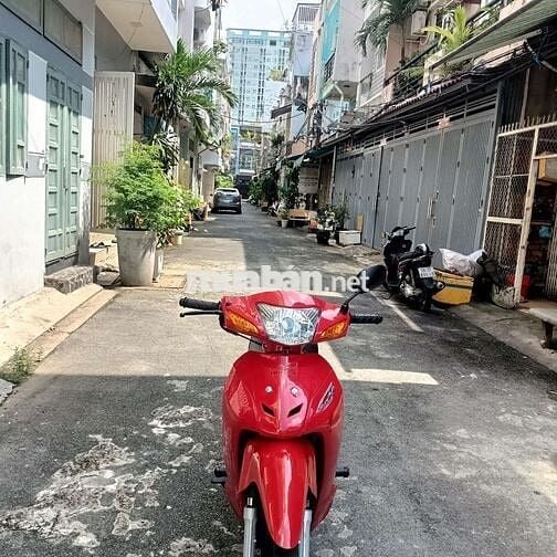 Xe wave alpha 50cc màu đỏ bánh mâm thắng đùm bstp