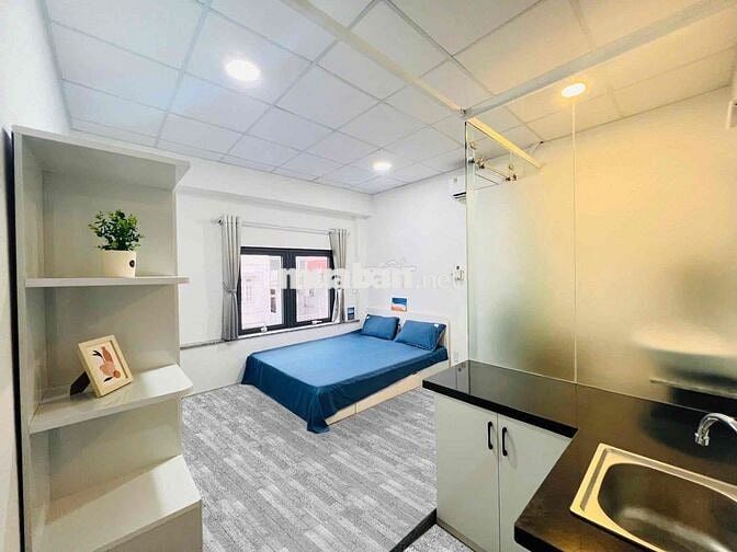 CHO THUÊ PHÒNG 40M2 FULL NỘI THẤT NGAY CẦU THỊ NGHÈ BÌNH THẠNH DI Q1