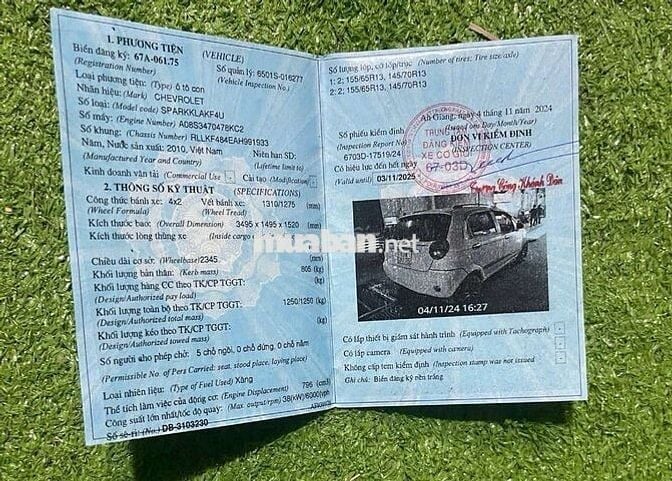 Spark 2010 xe đẹp máy êm có giao lưu