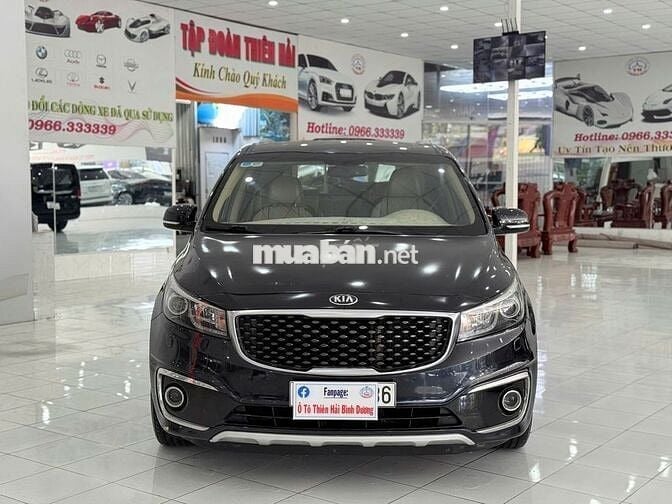 KIA SEDONA 2.2L DATH FULL DẦU 2018 Đen