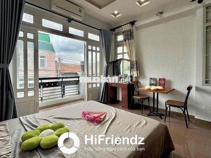 Cho thuê căn hộ ban công tách bếp riêng biệt mới xây kế parc mall Q8