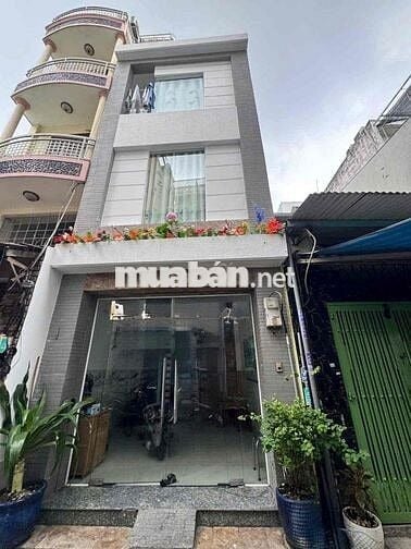 Quận 3, nhà 42m2, 3 tầng đúc 4PN, hẻm 5m xe hơi, Trường Sa - Lê Văn Sỹ