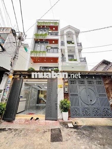 Nhà phố 5 tầng Tô Ký Quận 12. Dt 68m2 CN đủ. 4 PN + 5WC+ sân trước sau