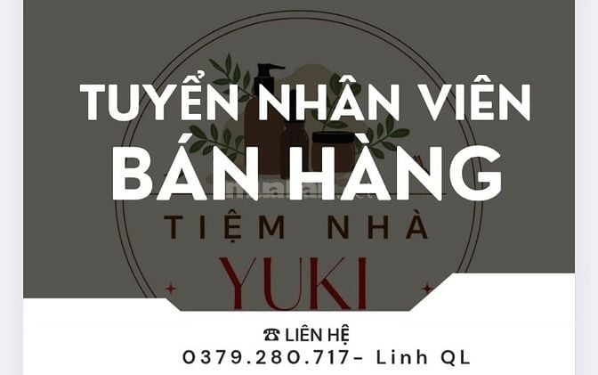 Store Gò Vấp cần tuyển nhân viên bán hàng: Lương tuần/ tháng