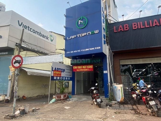 Cho thuê mặt bằng 229A Điện Biên Phủ, P.15, Bình Thạnh 4x13m hoặc 4x7m