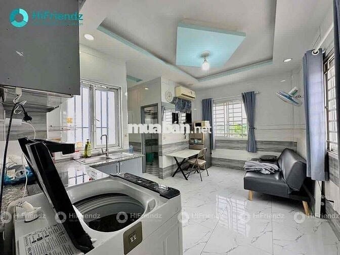 Cho thuê 1 phòng ngủ tách bếp máy giặt riêng ngay cầu chánh hưng