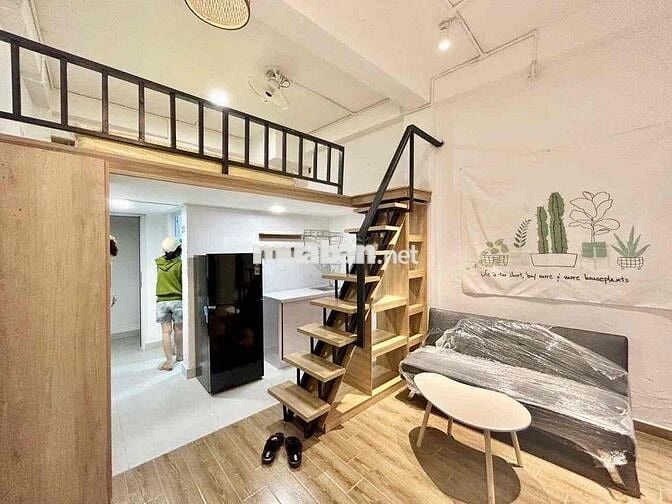 ✨ PHÒNG GÁC SIÊU XINH – FULL NỘI THẤT, BAN CÔNG THOÁNG – GẦN HUTECH, B