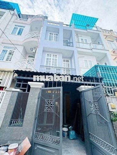 Nhà 1 Trệt 2 Lầu 4PN 4x16m Hẻm Huỳnh Tấn Phát Gần KCX Tân Thuận