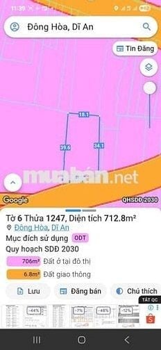 BÁN ĐẤT 2 MẶT TIỀN CHÍNH CHỦ LÂU ĐỜI Ngang 20 dài 90 sẳn 500 thổ