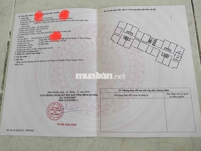 Cần bán gấp căn 2PN 1WC 47m2 giá cực tốt chung cư Tecco Home