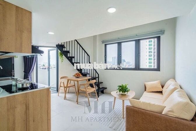 CHO THUÊ CĂN HỘ DUPLEX BAN CÔNG FULL NỘI THẤT CAO CẤP NGAY LOTTE Q7