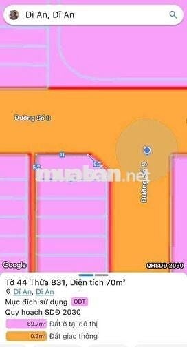 bán lô góc 3 mặt tiền rất thông thoáng Vị trí Khu Nhà Ở Thương Mại Đườ